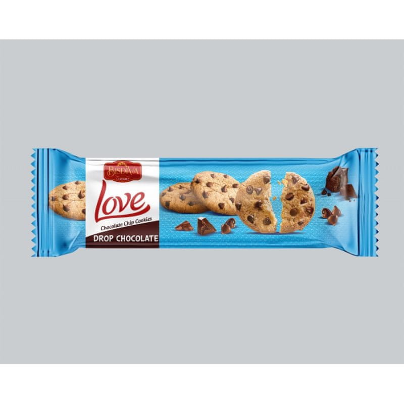 WEBHIDDENBRAND Bisdiva LOVE Cookies drop čokoláda 150g
